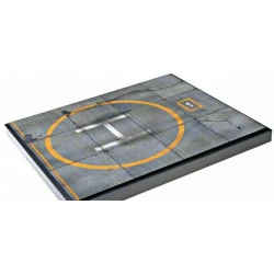 STAND FOR MODELS. TOPIC: HELICOPTER PARKING (240X290 MM) 1/72 DAN MODELS 72277