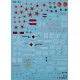 DECAL FOR SOVIET INTERCEPTOR AND FIGHTER AIRCRAFT YAK-9 1/72 scale Foxbot 72-001