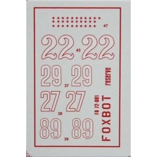 DECAL FOR SOVIET INTERCEPTOR AND FIGHTER AIRCRAFT YAK-9 1/72 scale Foxbot 72-001