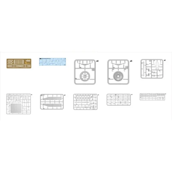 Miniart 35303 - SOVIET RAILWAY FLATBED 16,5-18t WW II 1/35 scale plastic model