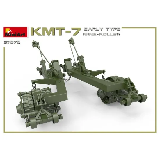 MINIART 37070 KMT-5M MINE-ROLLER for T-54, T-55, T-62, T-62M 1/35 scale model