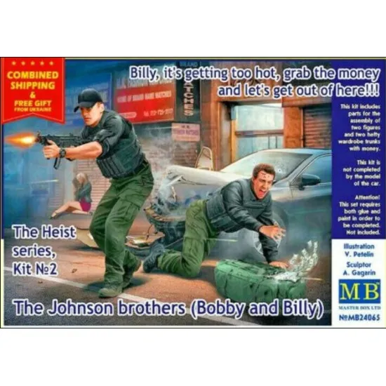 MASTER BOX 24065 1/24 Heist 2 Billy, it's getting too hot Bobby Billy