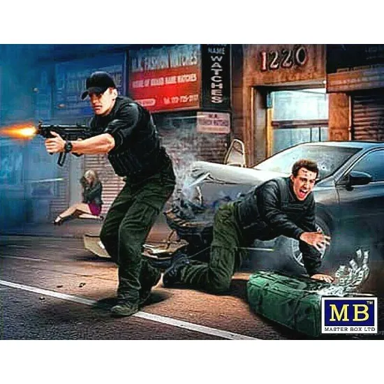 MASTER BOX 24065 1/24 Heist 2 Billy, it's getting too hot Bobby Billy