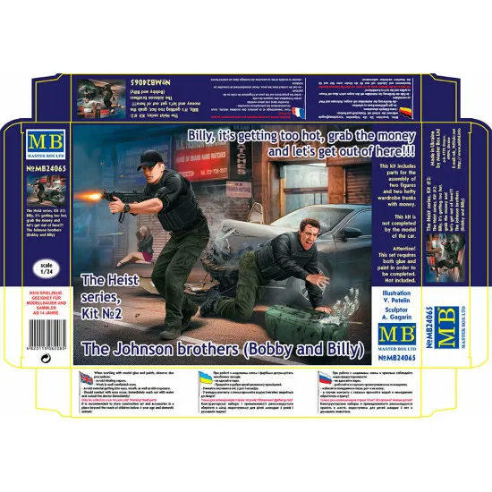 MASTER BOX 24065 1/24 Heist 2 Billy, it's getting too hot Bobby Billy