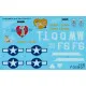 DOUGLAS A-20 BOSTON PIN-UP NOSE ART AND STENCILS PART 3 1/72 Foxbot 72-009