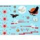 DECAL FOR RED SNAKE SOVIET P-39 AIRACOBRAS AND STENCILS 1/72 Foxbot 72-014