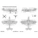 DECAL FOR RED SNAKE SOVIET P-39 AIRACOBRAS AND STENCILS 1/72 Foxbot 72-014