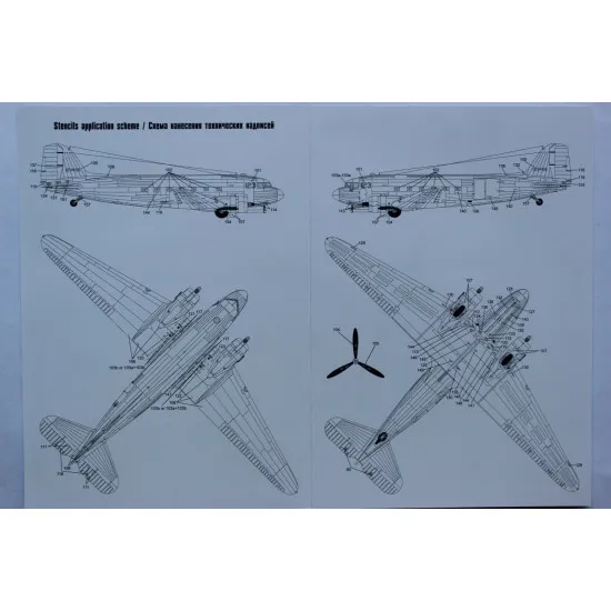 DOUGLAS C-47 SKYTRAIN/DAKOTA PIN-UP NOSE ART AND STENCILS 2 1/72 Foxbot 72-018