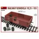 Miniart 35296 - RAILWAY GONDOLA 16,5-18t + 5 figures World War II 1/35 scale kit