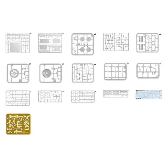 Miniart 35296 - RAILWAY GONDOLA 16,5-18t + 5 figures World War II 1/35 scale kit