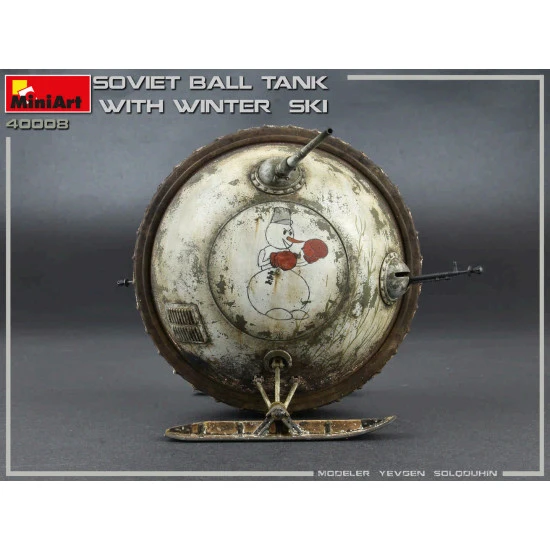 MINIART 40008 - 1/35 scale - SOVIET BALL TANK w/ WINTER SKI INTERIOR KIT MINIART 40008 - 1/35 scale - SOVIET BALL TANK w/ WINTER SKI INTERIOR KIT