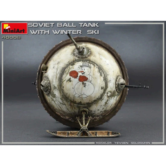 MINIART 40008 - 1/35 scale - SOVIET BALL TANK w/ WINTER SKI INTERIOR KIT MINIART 40008 - 1/35 scale - SOVIET BALL TANK w/ WINTER SKI INTERIOR KIT