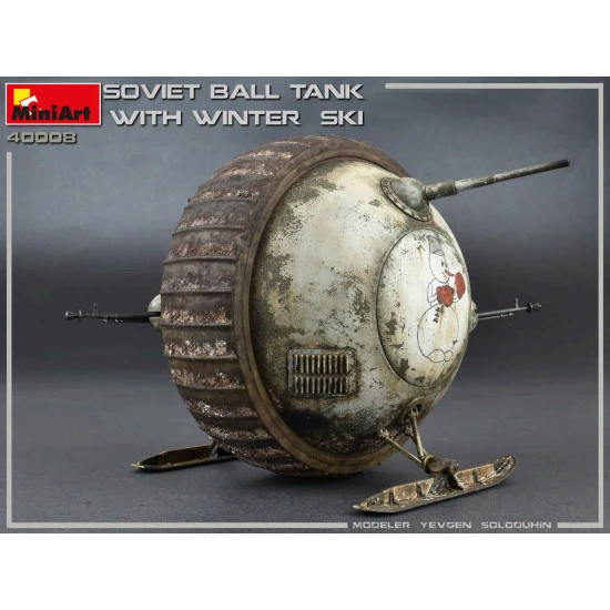 MINIART 40008 - 1/35 scale - SOVIET BALL TANK w/ WINTER SKI INTERIOR KIT MINIART 40008 - 1/35 scale - SOVIET BALL TANK w/ WINTER SKI INTERIOR KIT