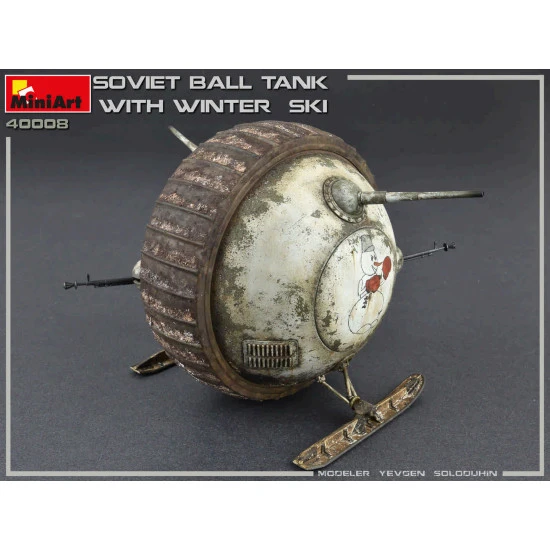 MINIART 40008 - 1/35 scale - SOVIET BALL TANK w/ WINTER SKI INTERIOR KIT MINIART 40008 - 1/35 scale - SOVIET BALL TANK w/ WINTER SKI INTERIOR KIT
