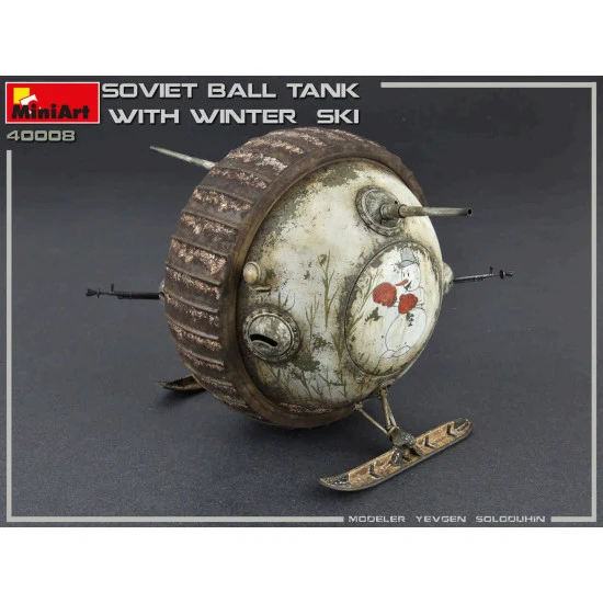 MINIART 40008 - 1/35 scale - SOVIET BALL TANK w/ WINTER SKI INTERIOR KIT MINIART 40008 - 1/35 scale - SOVIET BALL TANK w/ WINTER SKI INTERIOR KIT