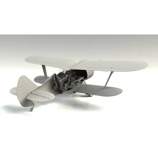 ICM 32012 - I-153, WWII CHINA GUOMINDANG AF FIGHTER USSR - 1/32 scle model kit