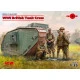 ICM 35708 - WWI BRITISH TANK CREW (4 FIGURES) World War I 1/35 SCALE