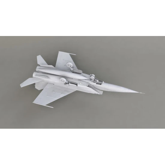 ICM 72174 - MIG-25 RBF, SOVIET RECONNAISSANCE PLANE 1/72 scale plastic model kit