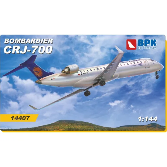 BPK 14407 - Bombardier CRJ-700 Lufthansa Regional company 1/144 scale model kit