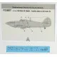 DECALS STENCILS FOR HURRICANE 1/72 SCALE Foxbot 72-033