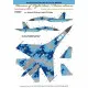 DECALS SUKHOI SU-27 WITH NAME 1/72 SCALE Foxbot 72-037