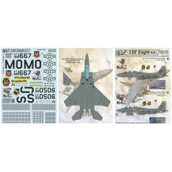 DECAL FOR MCDONNELL DOUGLAS F-15 EAGLE AIRCRAFT 1/32 PRINT SCALE 32-021