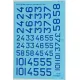 Us Stock Decal For Numbers For Sukhoi Su-27s Ukranian Air Forces 1/32 Scale Foxbot 32-004