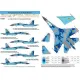 Us Stock Decal For Numbers For Sukhoi Su-27s Ukranian Air Forces 1/32 Scale Foxbot 32-004