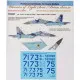 DECAL FOR NUMBERS FOR SUKHOI SU-27UBM UKRANIAN AIR FORCES 1/32 Foxbot 32-005