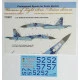 DECAL FOR SUKHOI SU-27 WITH NAME 1/32 Scale Foxbot 32-006