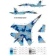 Us Stock Decal For Sukhoi Su-27 With Name 1/32 Scale Foxbot 32-006