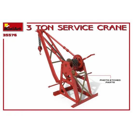 Miniart 35576 - 1/35 3 ton service crane, plastik model kit
