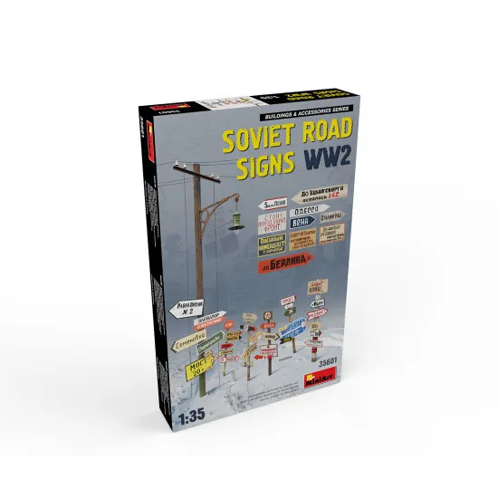 Miniart 35601 - 1/35 soviet road signs ww2