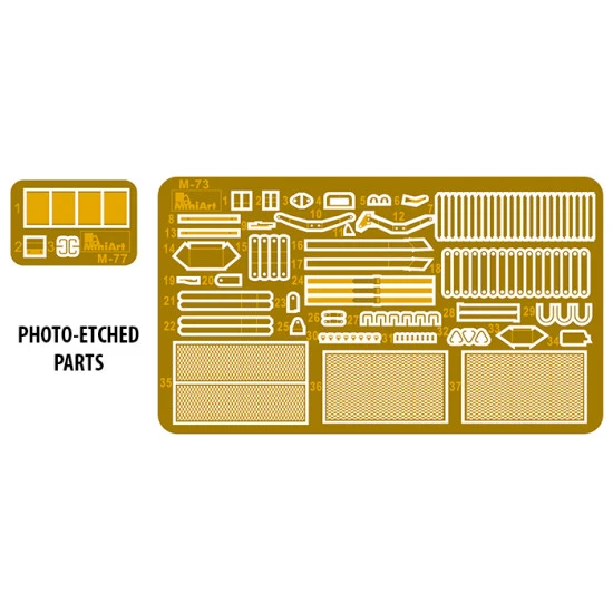 Miniart 37043 - 1/35 Ukrainian BMR-1 with KMT-9