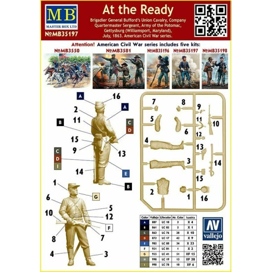 Master Box 35197 - 1/35 - Company Quartermaster Sergeant Brigadier General