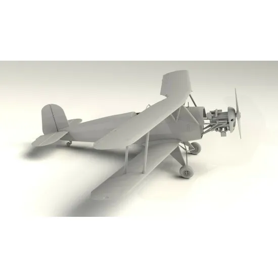 ICM 32033 - Bucker Bu 131A, German Training Aircraft 1/32 SCALE MODEL KIT 207 mm