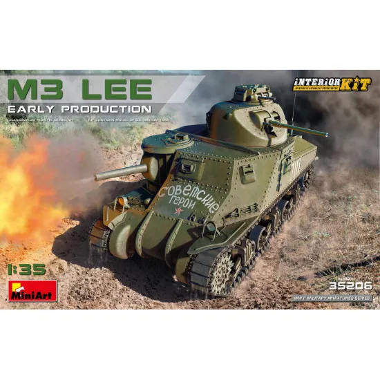 MINIART 35206 1/35 SCALE MODEL M3 LEE EARLY PRODUCTION. INTERIOR KIT
