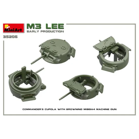MINIART 35206 1/35 SCALE MODEL M3 LEE EARLY PRODUCTION. INTERIOR KIT