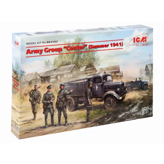 ICM DS3502 Army Group Center Kfz.1, Typ L3000S, Infantry drivers 8 fig 1/35 ICM DS3502 Army Group Center Kfz.1, Typ L3000S, Infantry drivers 8 fig 1/35