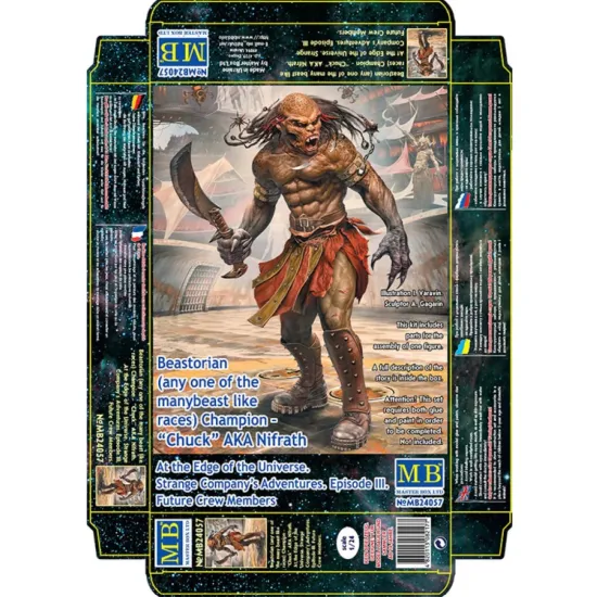 Us Stock Master Box 24057 - 1/24 Beastorian Champion Chuck Aka Nifrath. Episode Iii