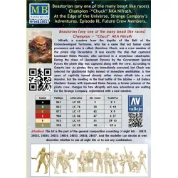 Us Stock Master Box 24057 - 1/24 Beastorian Champion Chuck Aka Nifrath. Episode Iii