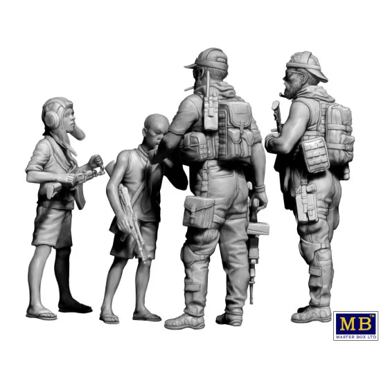 Master Box 35200 - 1/35 Somewhere On Our Planet. Sharing a Smoke Scale Model Kit