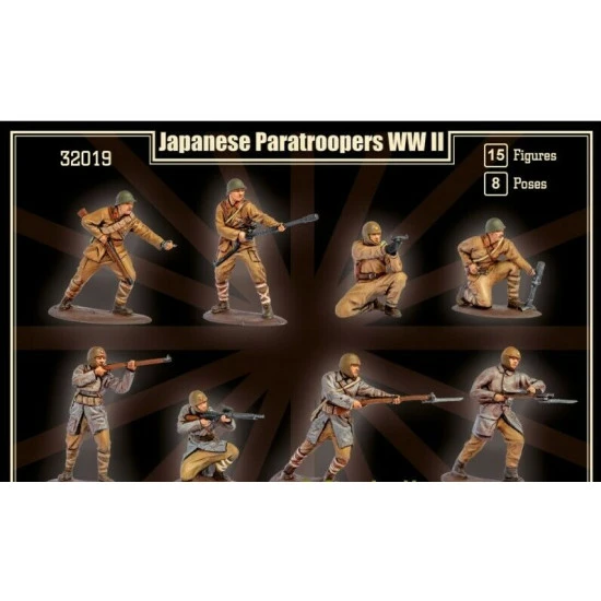 Mars Figures 32019 - 1/32 Imperial Japanase Paratroopers WWII (NO BOX)