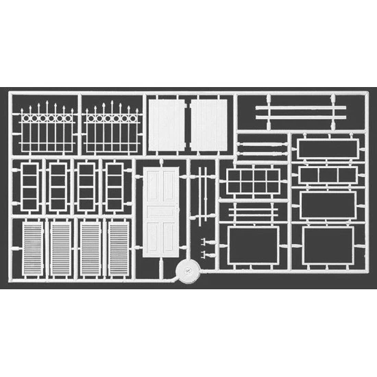 Miniart 35506 German City Building Scale Plastic Model Kit 1/35