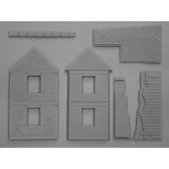 Miniart 35506 German City Building Scale Plastic Model Kit 1/35