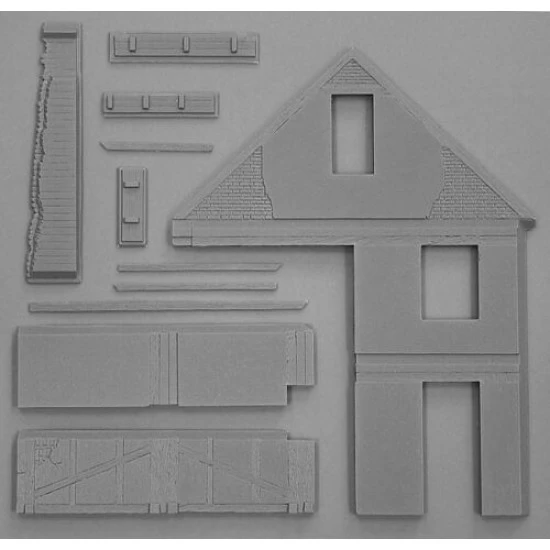 Miniart 35506 German City Building Scale Plastic Model Kit 1/35