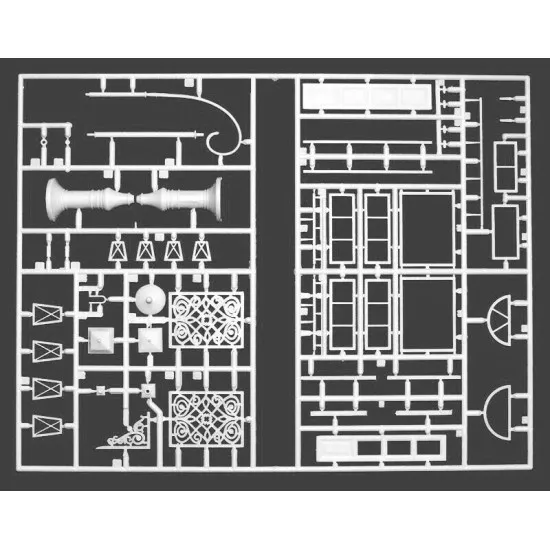 Miniart 35513 - 1/35 French Cafe Creative Models Building WWII Plastic Model Kit