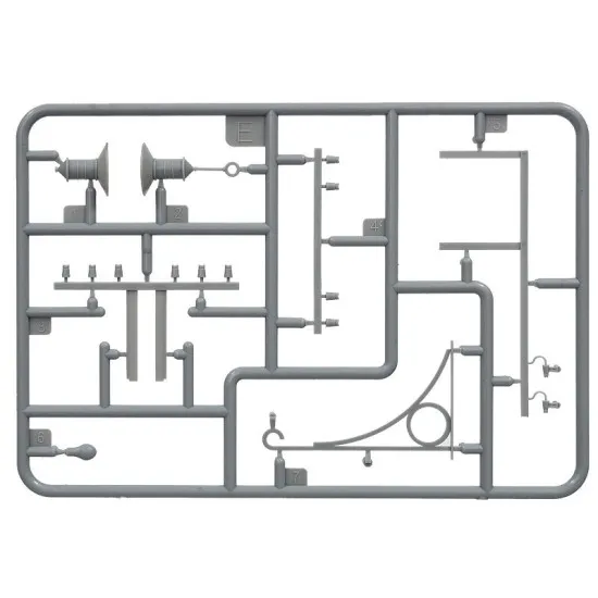 Miniart 35529 - 1/35 Metal Telegraph Poles for Diorama Plastic Models Kit