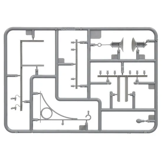 Miniart 35529 - 1/35 Metal Telegraph Poles for Diorama Plastic Models Kit