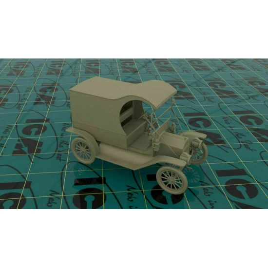 ICM 24008 - 1/24 Model T 1912 Light Delivery Car 1/24 scale model kit 164 mm